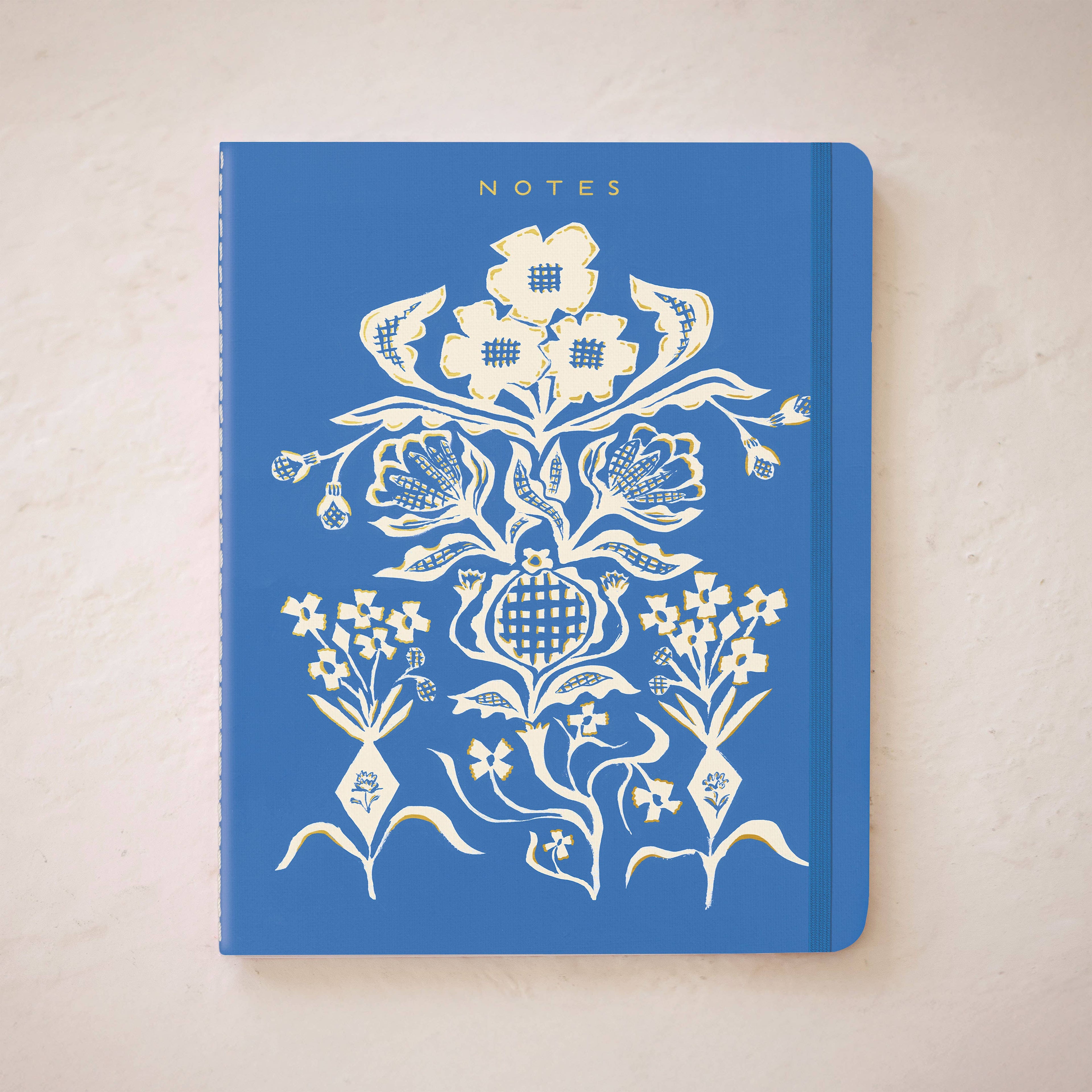 Blue Flower Seedlings Sewn Trio Notebook Set