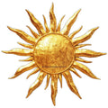 Gold Sun Sticker