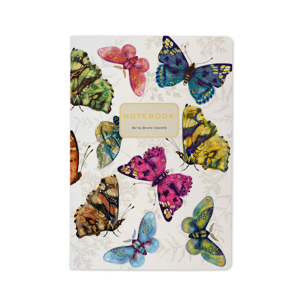 A5 Butterflies on White