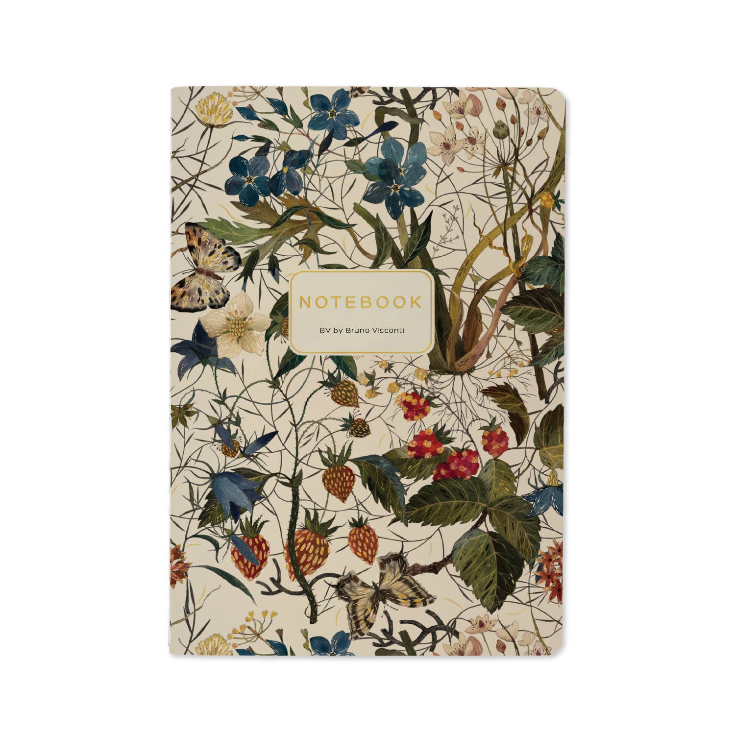 A5 Forest Flowers on White