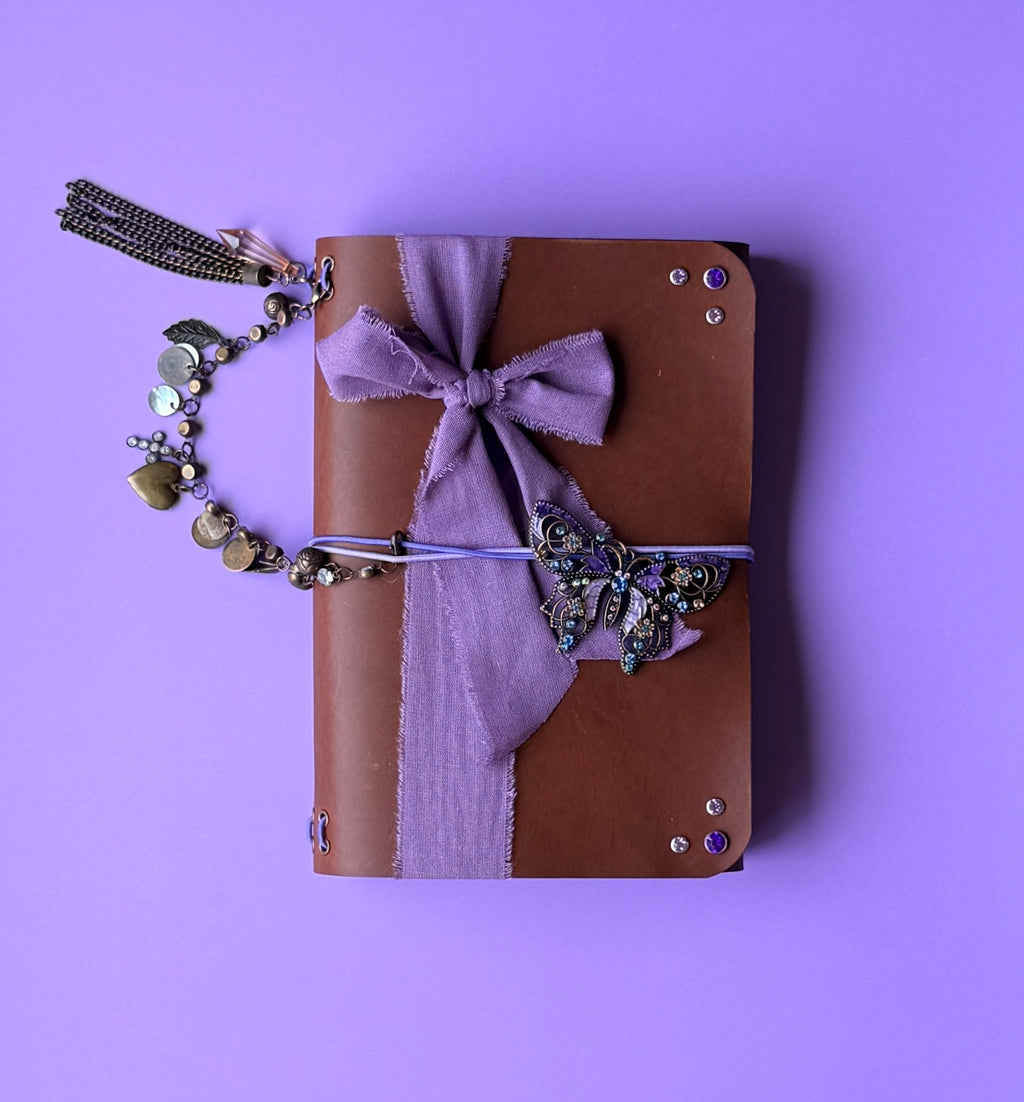 Lavender Vintage Butterfly