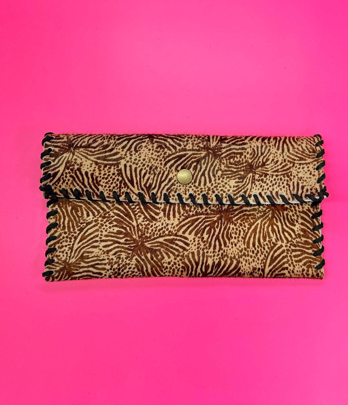 Butterfly Hair-On Pocket Pouch