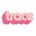 Pink 3D Trace Sticker