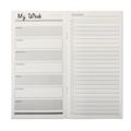 Weekly Planner Insert