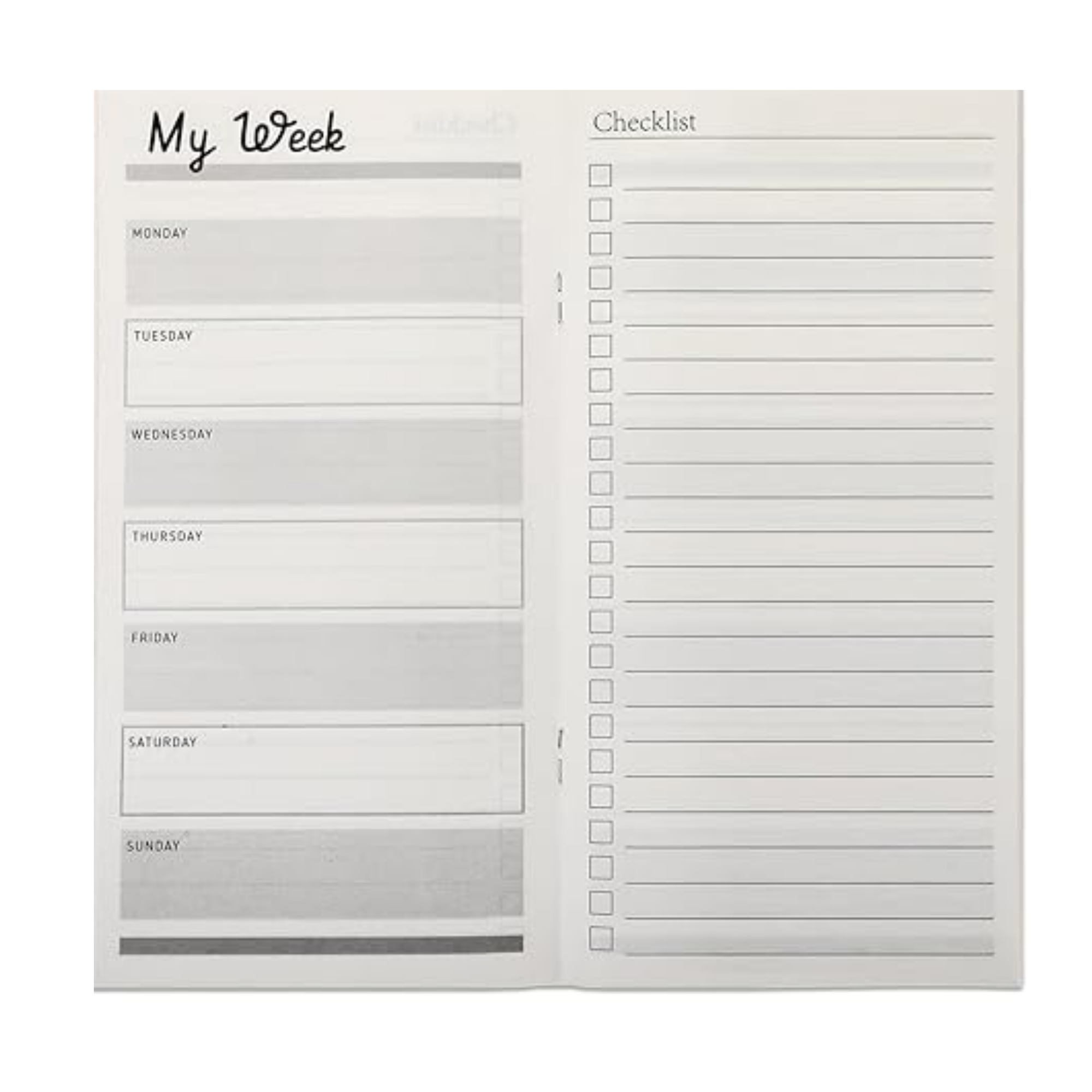 Weekly Planner Insert